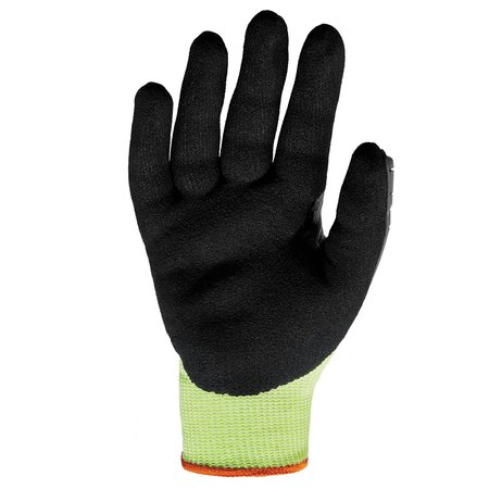 Proflex By Ergodyne Nitrile Coated CR Gloves 7141, ANSI, A4, 72 Pairs, Lime, Size ProFlex, 72PK 17835